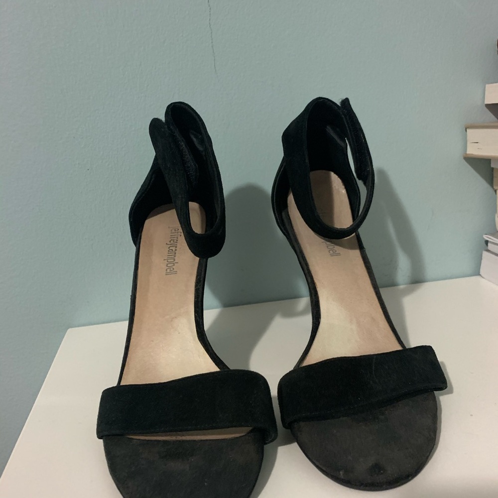 Jeffery Campbell Foxtrot Black Sandal